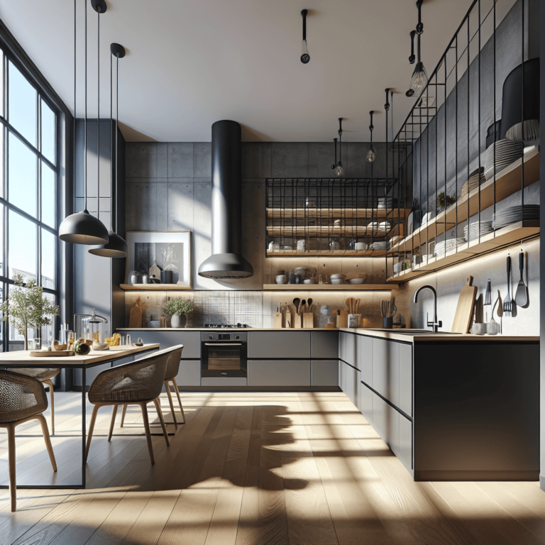 anthrazitfarbene Barrierefreie Küche-Hamburg-1