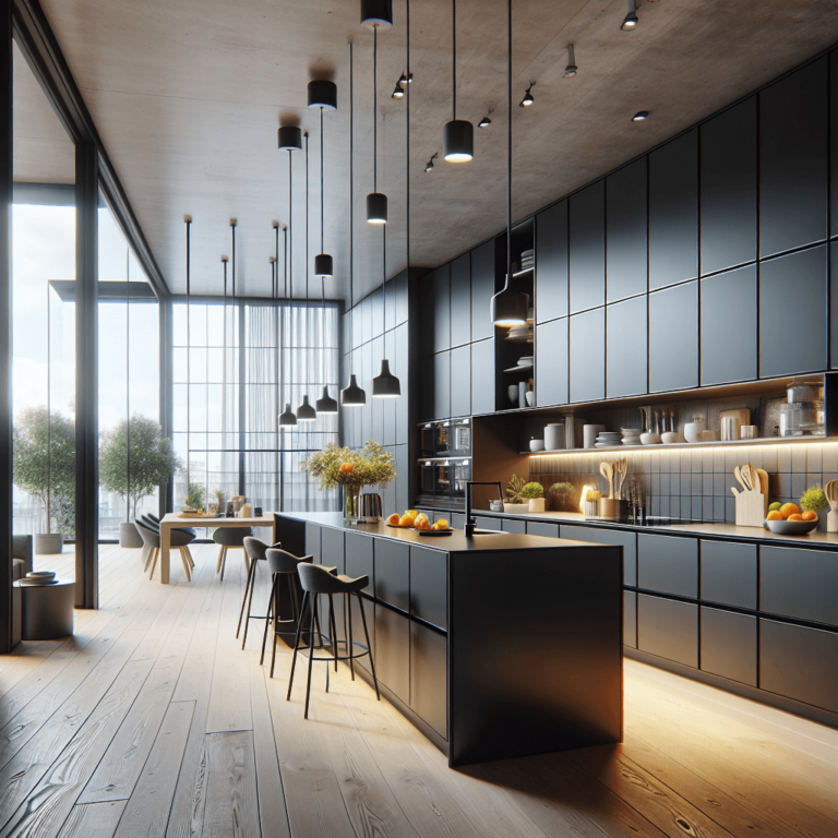 anthrazitfarbene Modulare Küche-Hamburg-1