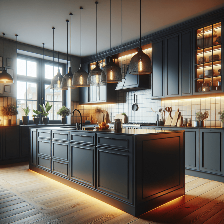 anthrazitfarbene Wohnküche-Hamburg-1