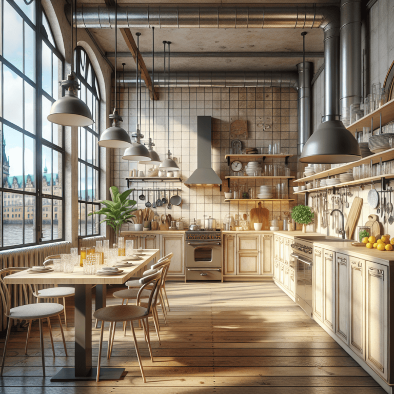 beige Industrial Style Küche-Hamburg-1