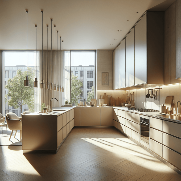 beige Industrielle Küche-Hamburg-1