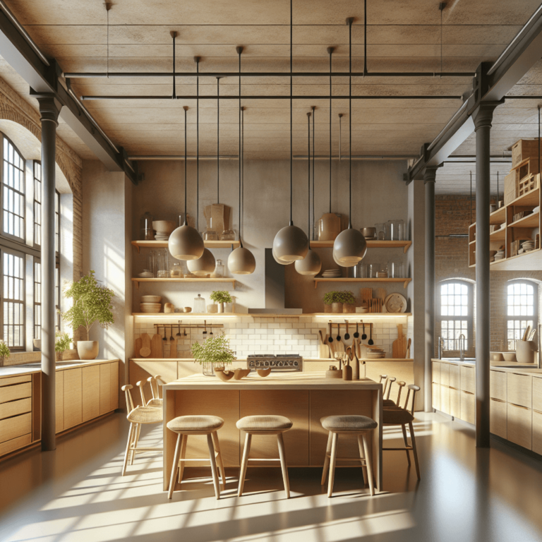 beige Küche im Loftstil-Hamburg-1