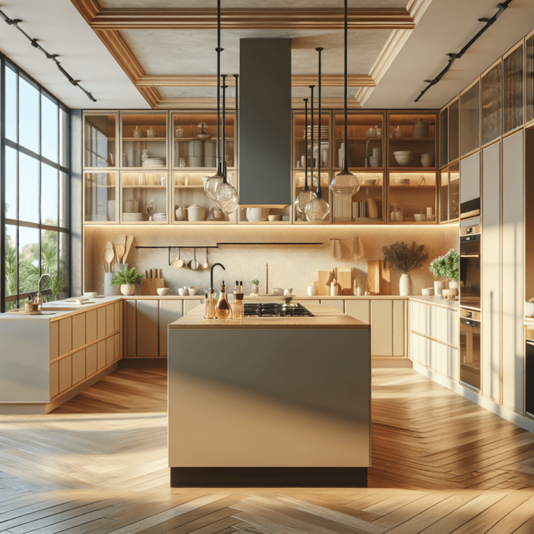 beige Küche im asiatischen Stil-Hamburg-1