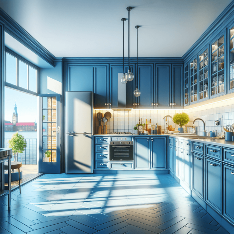 blaue Barrierefreie Küche-Hamburg-1