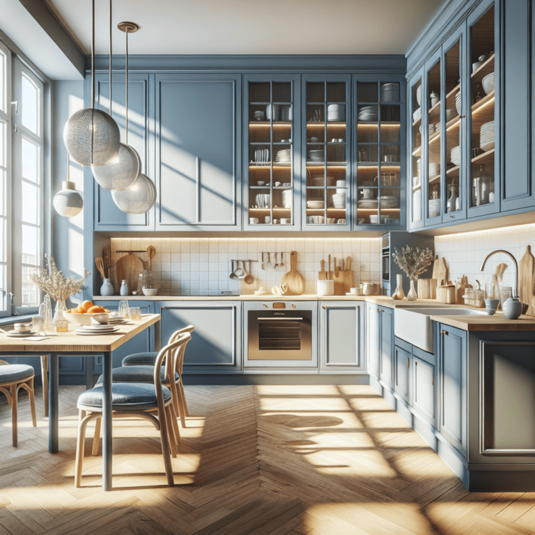 blaugraue Wohnküche-Hamburg-1