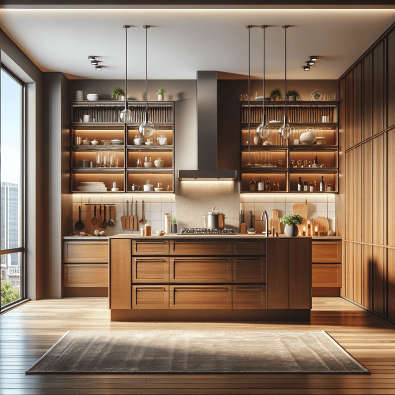 braune Einbauküche-Hamburg-1