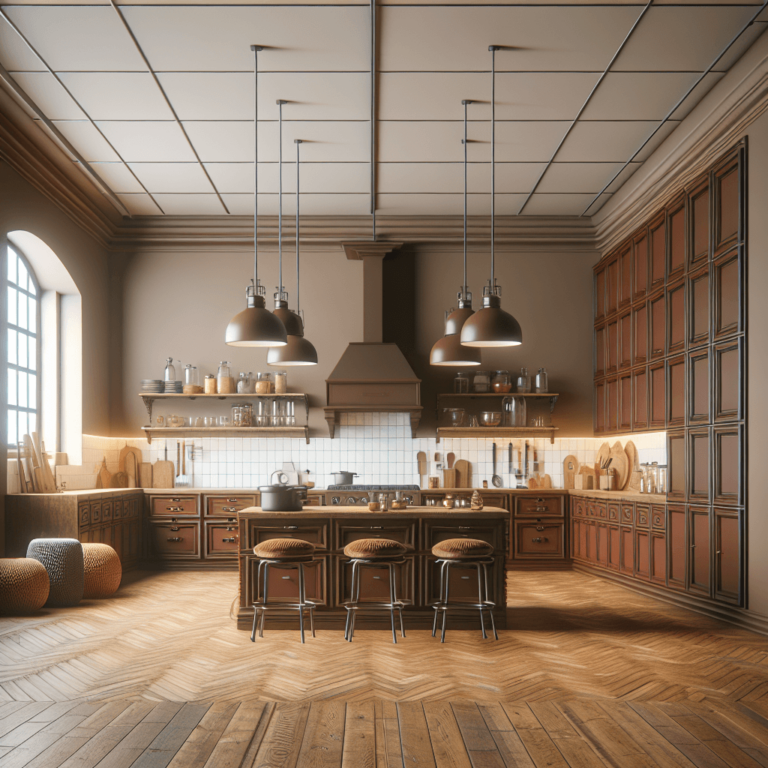 braune Industrielle Küche-Hamburg-1