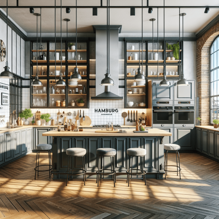 bunte Industrial Style Küche-Hamburg-1