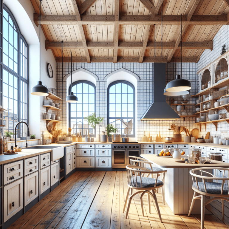 bunte Küche im Bauernhausstil-Hamburg-1