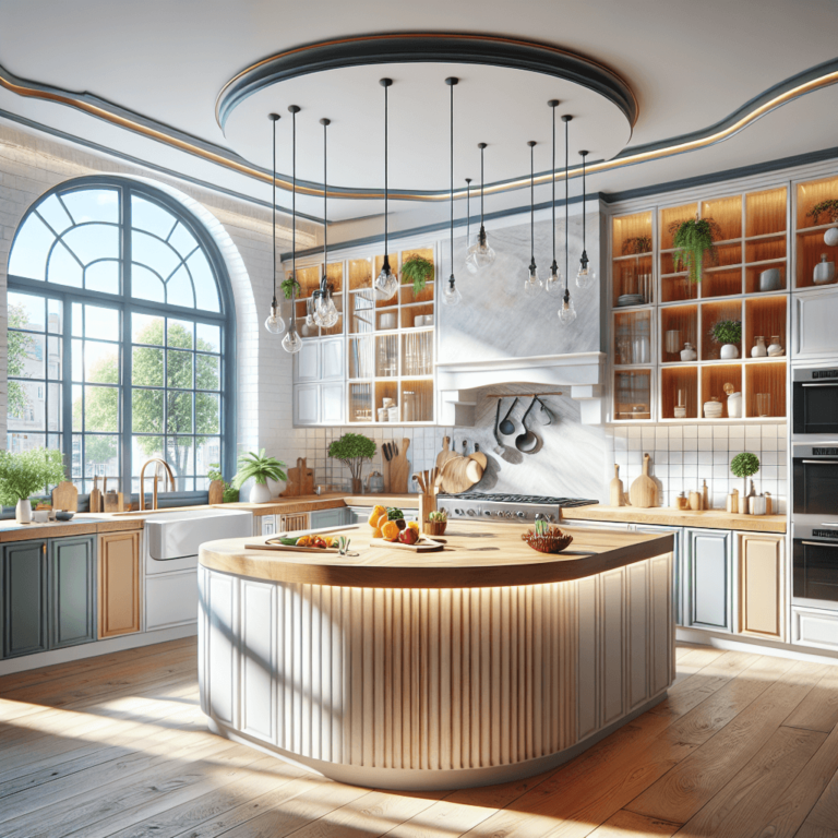 bunte Küche in U-Form-Hamburg-1