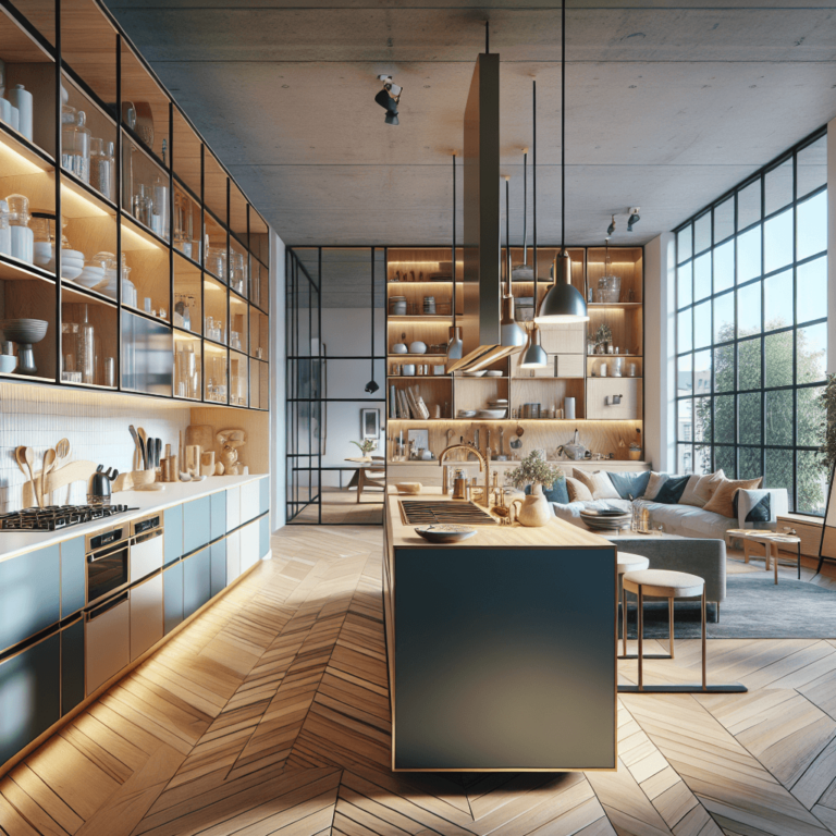 bunte Schwebende Küche-Hamburg-1