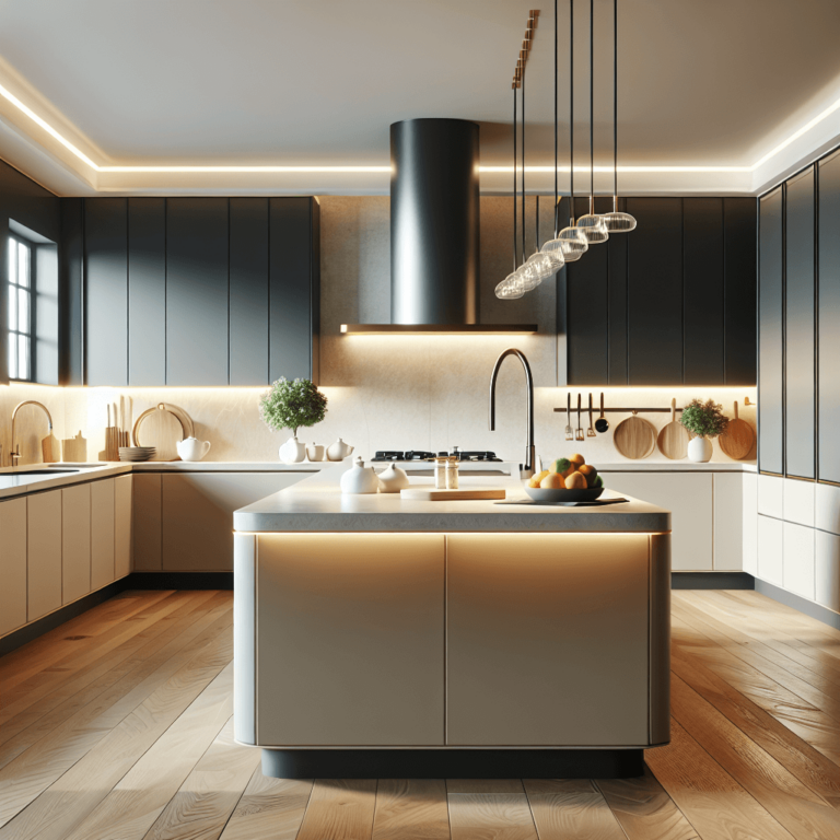 cremefarbene Anrichte Küche-Hamburg-1