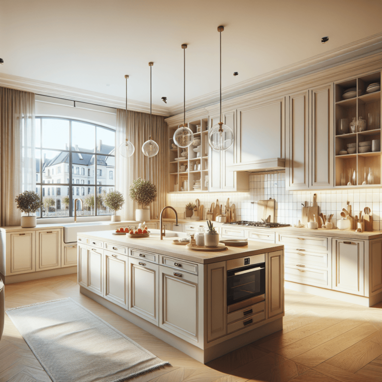 cremefarbene Singleküche-Hamburg-1