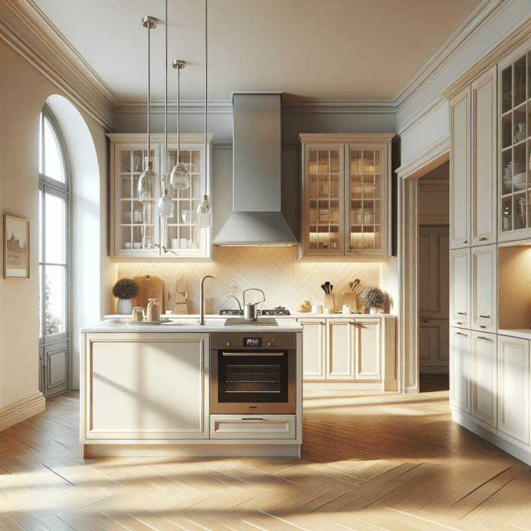 cremefarbene Wohnküche-Hamburg-1