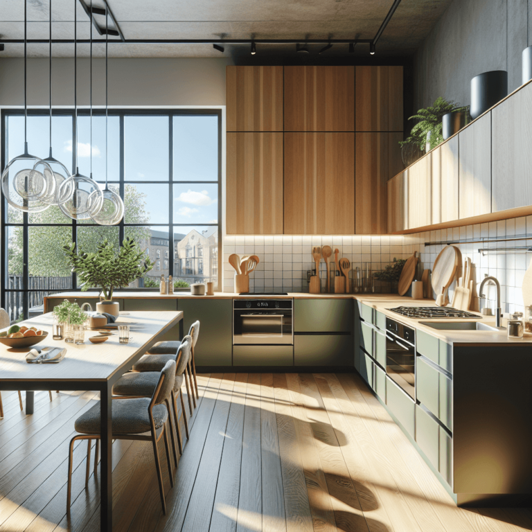 grüne Barrierefreie Küche-Hamburg-1