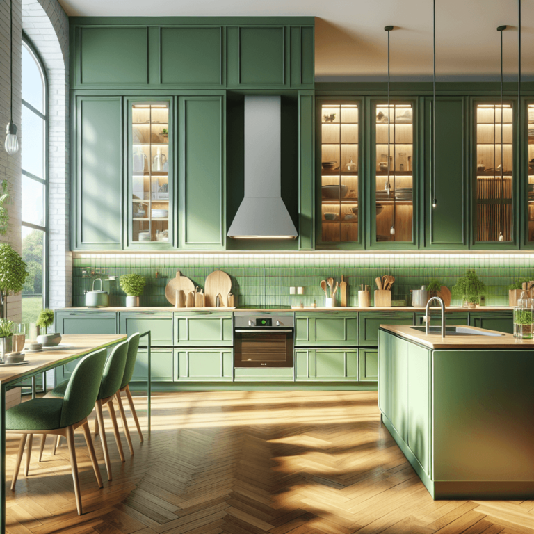 grüne Einbauküche-Hamburg-1