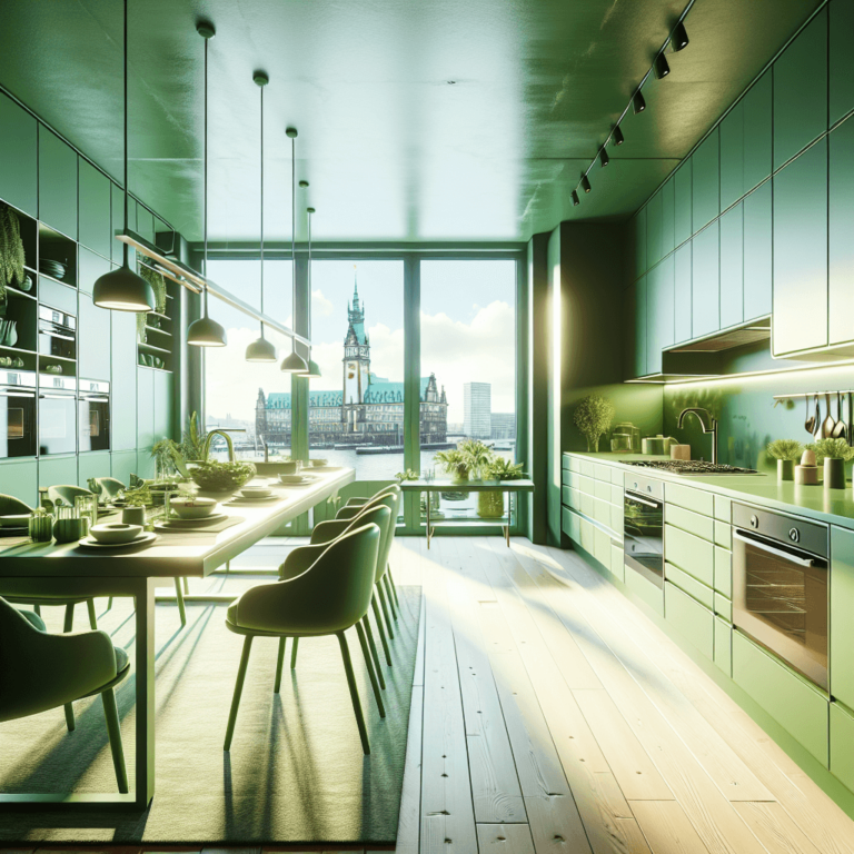 grüne Komplett Küche-Hamburg-1