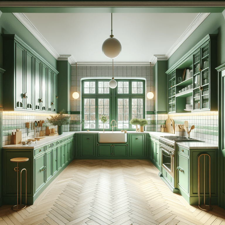 grüne Küche im Art-Deco-Stil-Hamburg-1