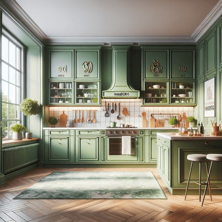 grüne Retro Küche-Hamburg-1