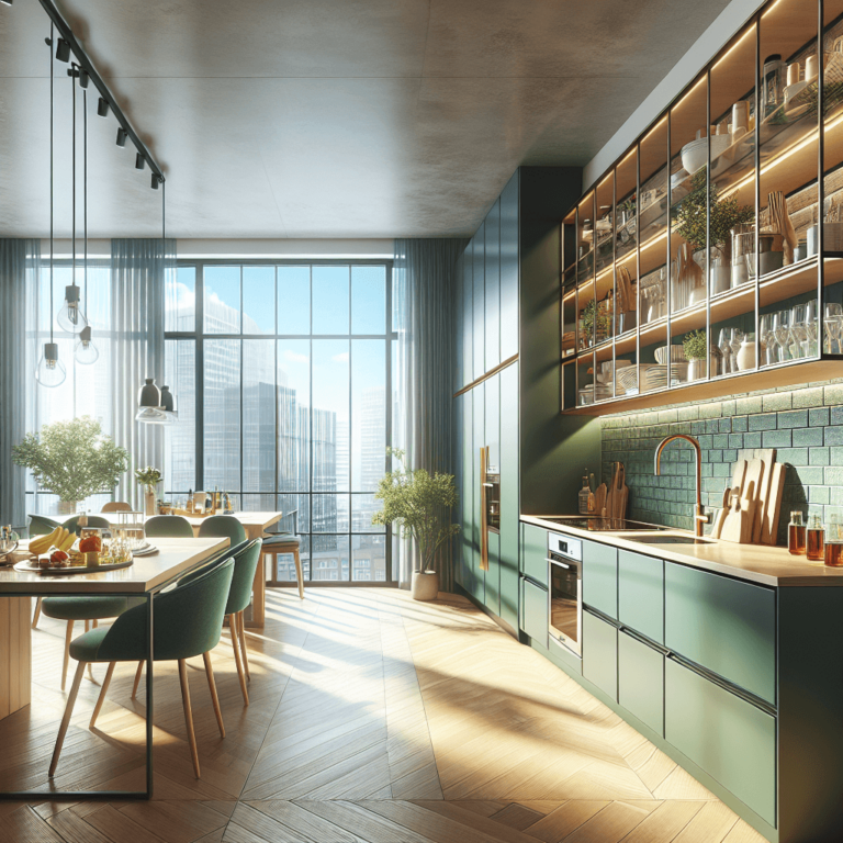 grüne Singleküche-Hamburg-1