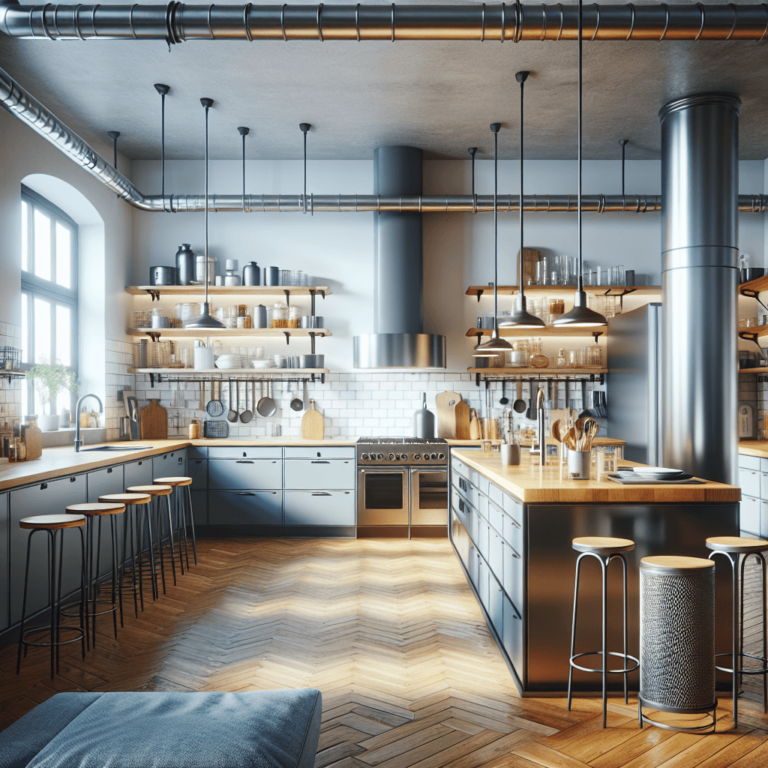 hochglanz Industrial Style Küche-Hamburg-1