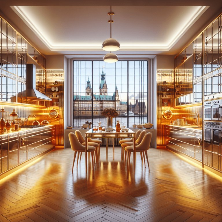 hochglanz Küche im Art-Deco-Stil-Hamburg-1