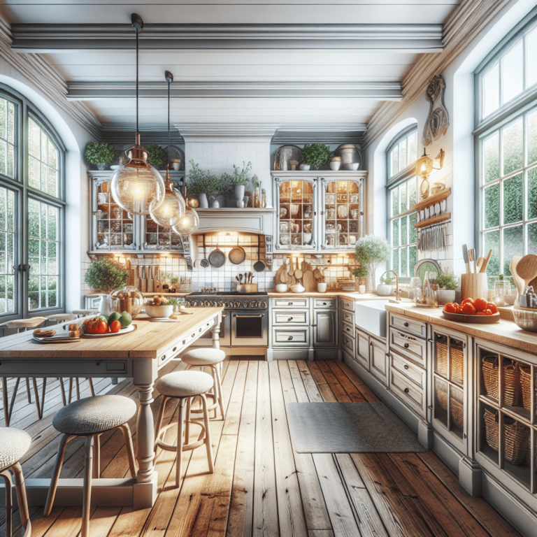 hochglanz Küche im Bauernhausstil-Hamburg-1