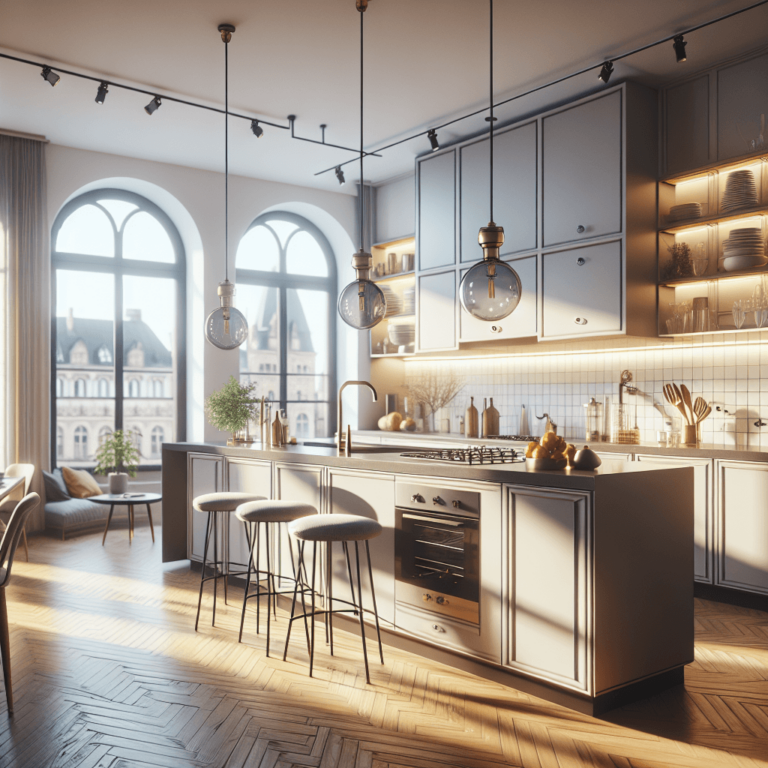 hochglanz Küche im Vintage Chic Stil-Hamburg-1