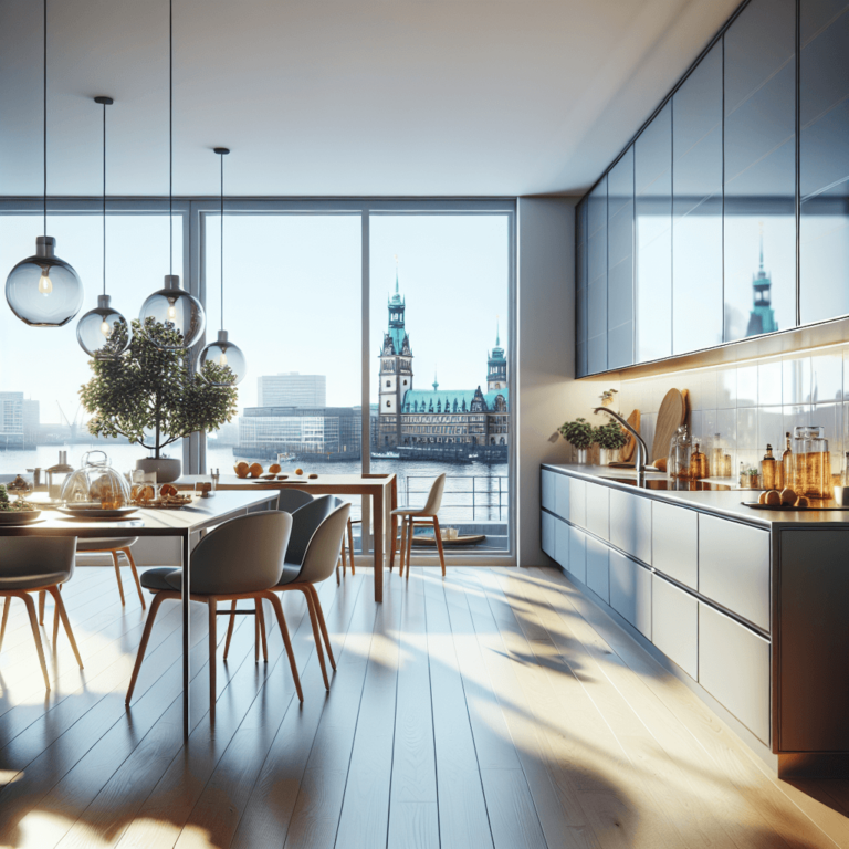 hochglanz Küche im skandinavischen Stil-Hamburg-1