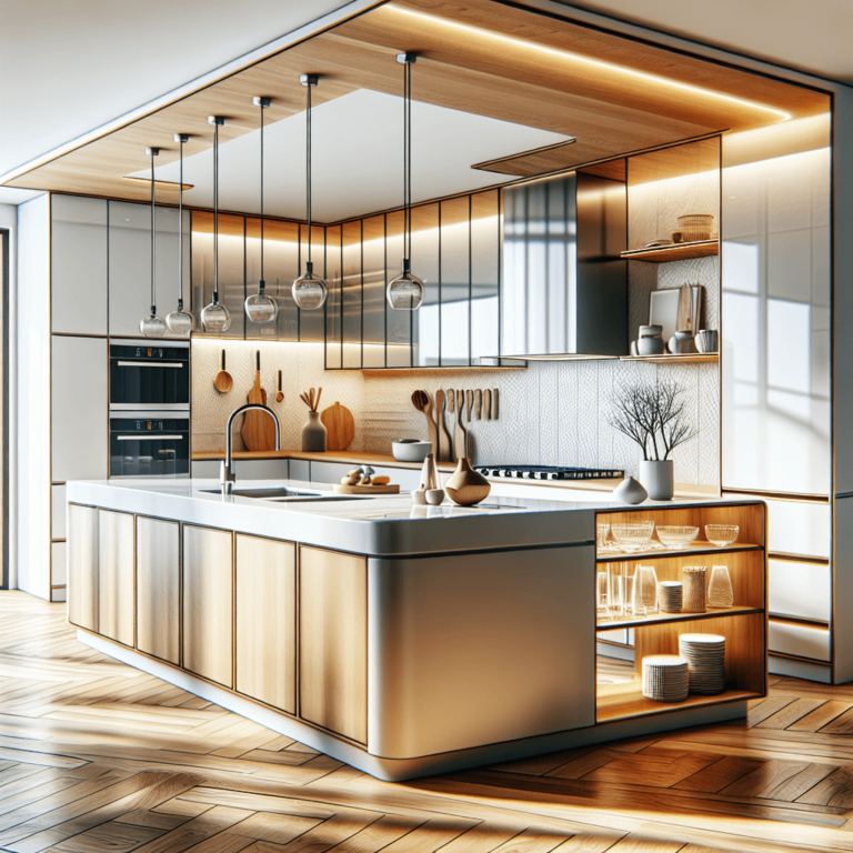 hochglanz Küche in G-Form-Hamburg-1