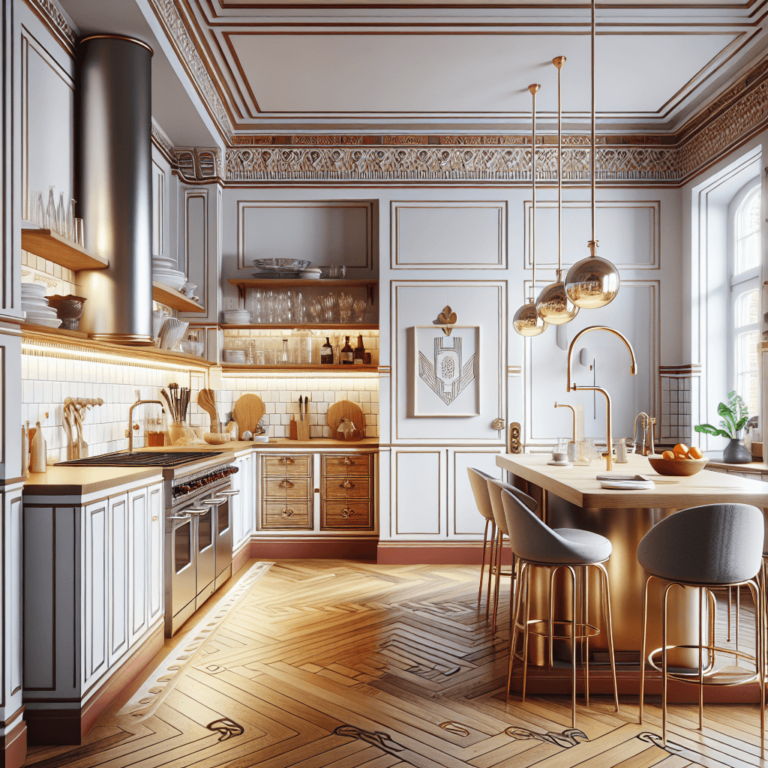 matte Küche im Art-Deco-Stil-Hamburg-1