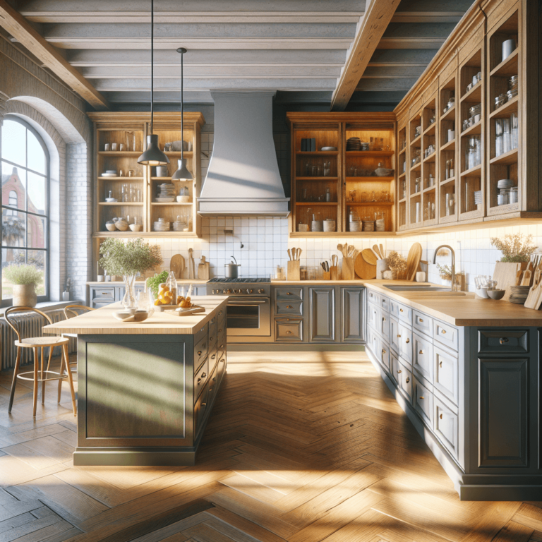 matte Küche im Bauernhausstil-Hamburg-1