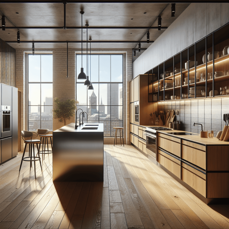 matte Küche im Loftstil-Hamburg-1