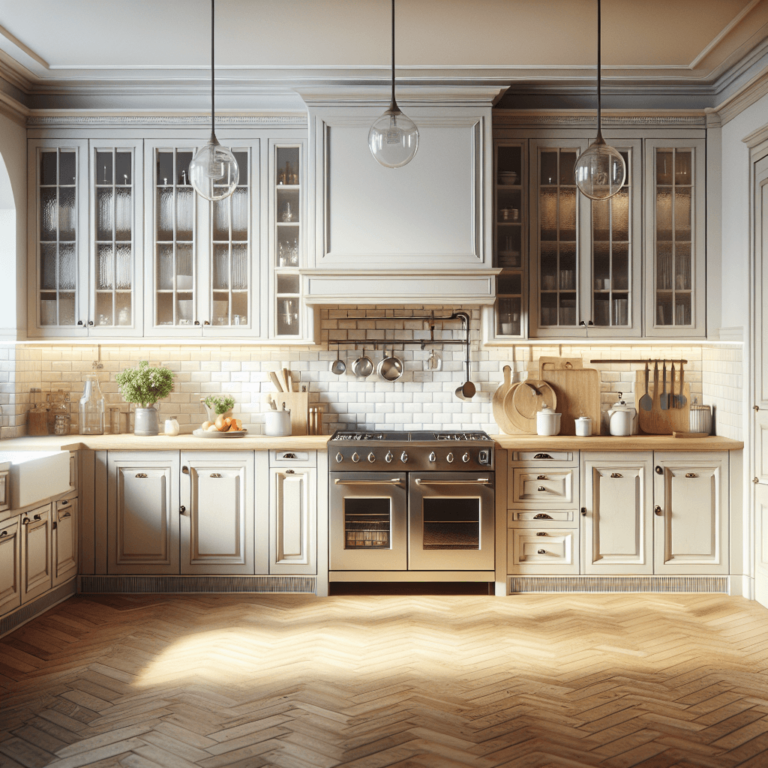 matte Küche im Vintage Chic Stil-Hamburg-1