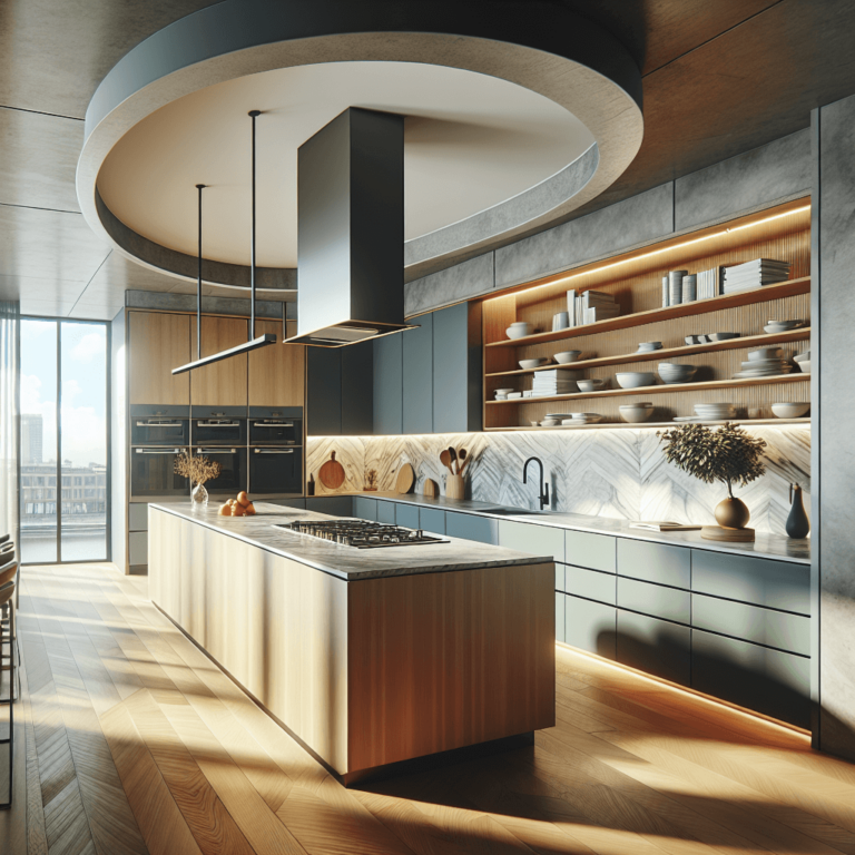 matte Küche in U-Form-Hamburg-1