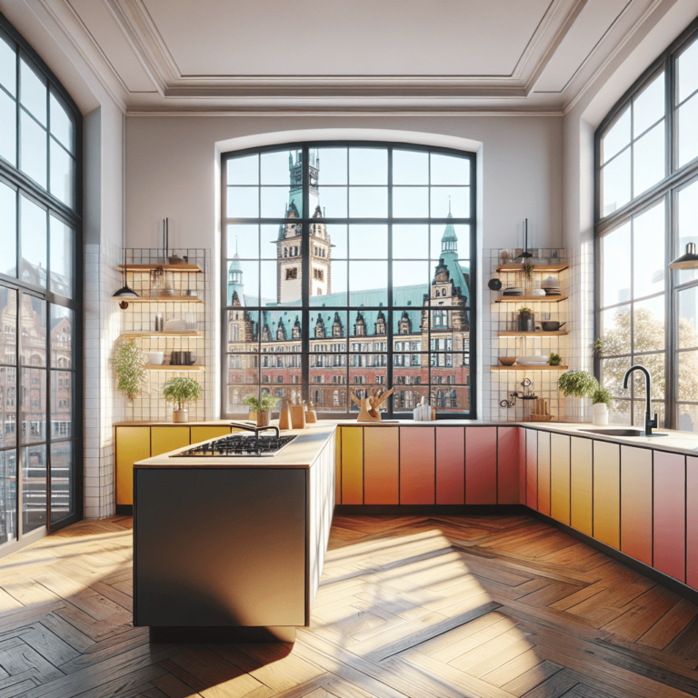 matte einzeilige Küche-Hamburg-1