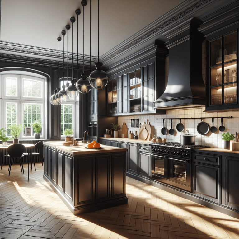 schwarze Amerikanische Küche-Hamburg-1