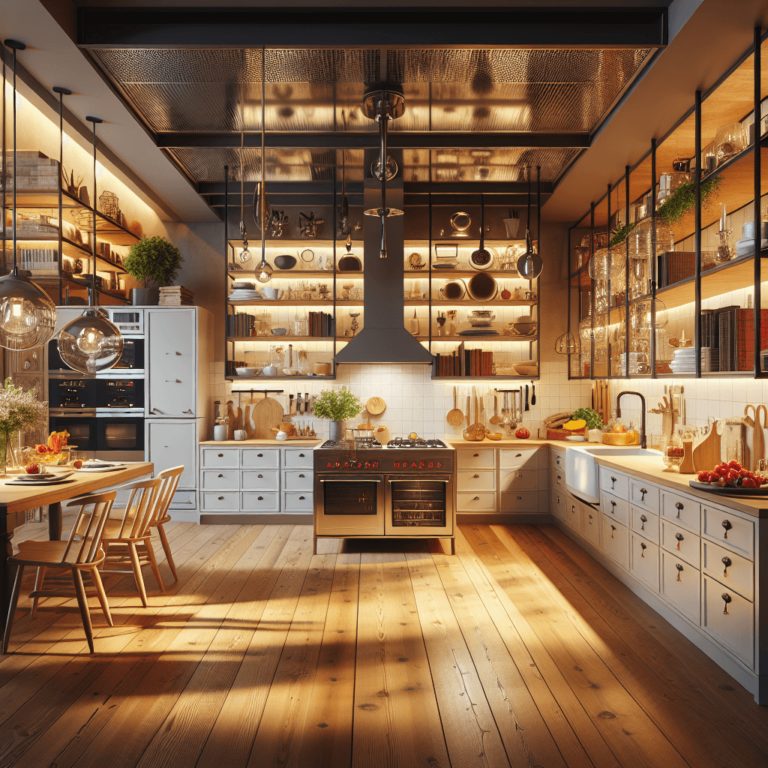 schwarze Anrichte Küche-Hamburg-1