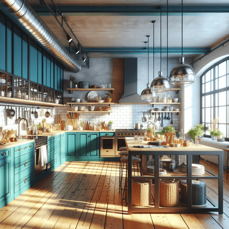 schwarze Industrielle Küche-Hamburg-1