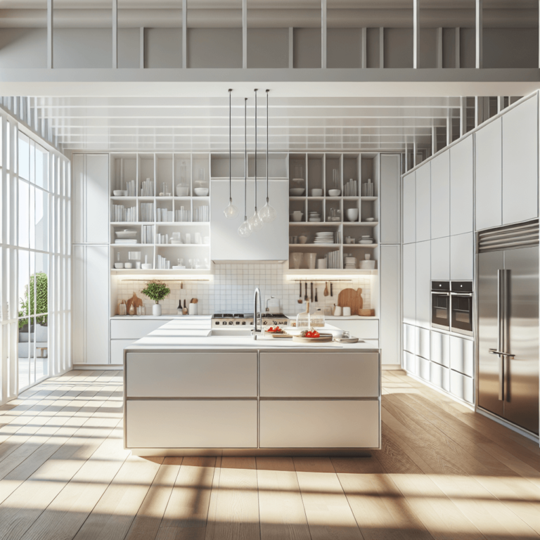 weiße Barrierefreie Küche-Hamburg-1