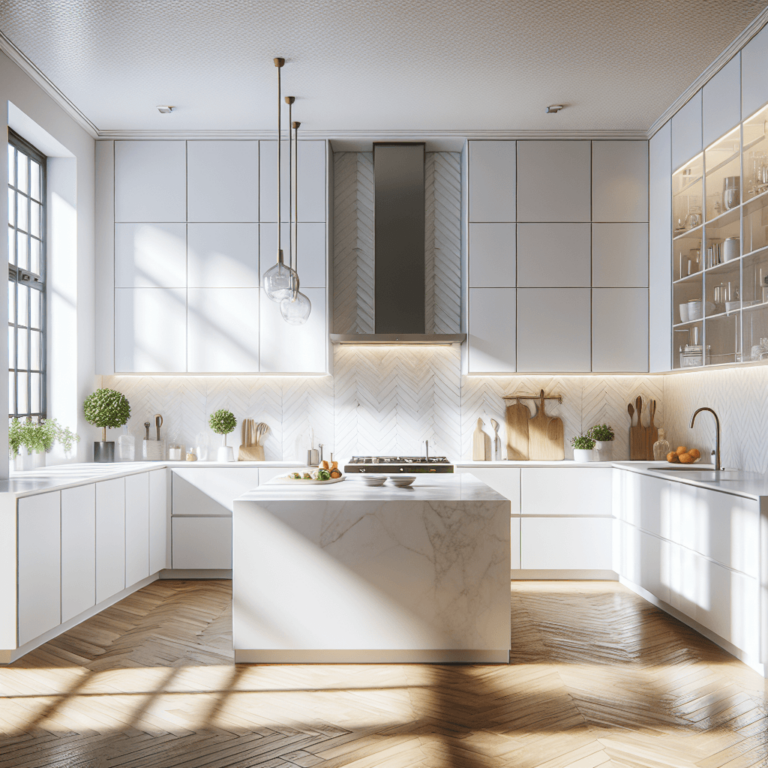 weiße Eck-Küche-Hamburg-1